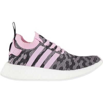 Adidas NMD_R2 Primeknit Roze Looptraining - Schoenen Adidas NMD_R2 Primeknit Roze Looptraining - Schoenen