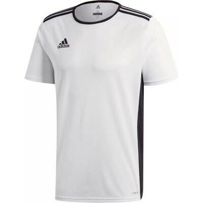 T-shirt d'entraînement Adidas Homme Entrada 18 - Blanc/Multicolore - Taille: 44/Regular - Publicité T-shirt d'entraînement Adidas Homme Entrada 18 - Blanc/Multicolore - Taille: 44/Regular - Publicité