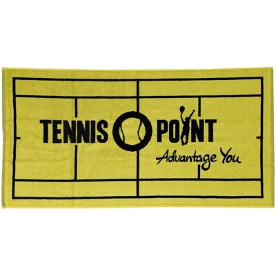 Tennis-Point Tennisshandtuch - 50x100 cm - Gelb Tennis-Point Tennisshandtuch - 50x100 cm - Gelb