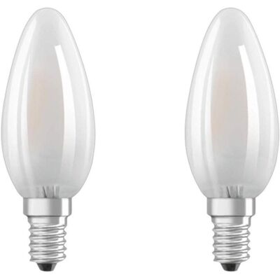 Lot de 2 ampoules LED OSRAM E14 Blanc Chaud 2700K 250lm - Publicité Lot de 2 ampoules LED OSRAM E14 Blanc Chaud 2700K 250lm - Publicité