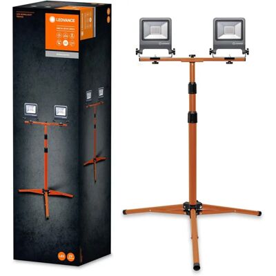 LED-Arbeitslicht mit Stativ - 60W, Neutralweiß, Verstellbar, Für Außen LED-Arbeitslicht mit Stativ - 60W, Neutralweiß, Verstellbar, Für Außen