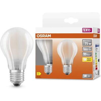 Osram LED-glödlampa - E27 Varmvit 75W Osram LED-glödlampa - E27 Varmvit 75W