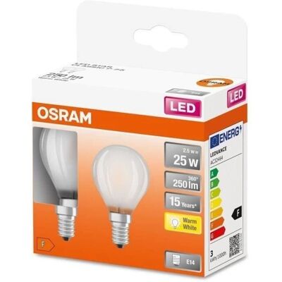 Ampoule LED Osram P E14 Blanc Chaud - Ampoule LED - Publicité Ampoule LED Osram P E14 Blanc Chaud - Ampoule LED - Publicité