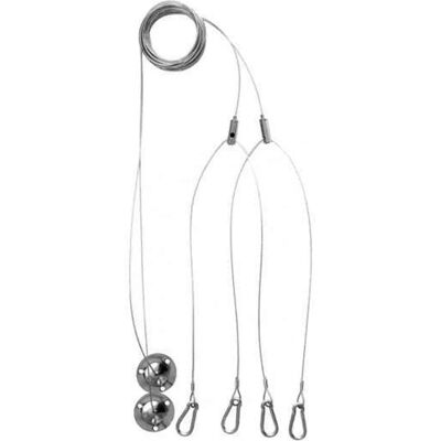 Kit de suspensión de paneles de acero inoxidable Ledvance - Luz de techo LED Kit de suspensión de paneles de acero inoxidable Ledvance - Luz de techo LED