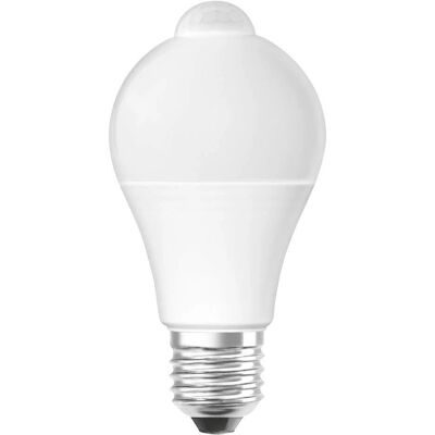 Lampadina LED Bianca Calda E27 - Sensore di Movimento - 10W - 1055lm Lampadina LED Bianca Calda E27 - Sensore di Movimento - 10W - 1055lm