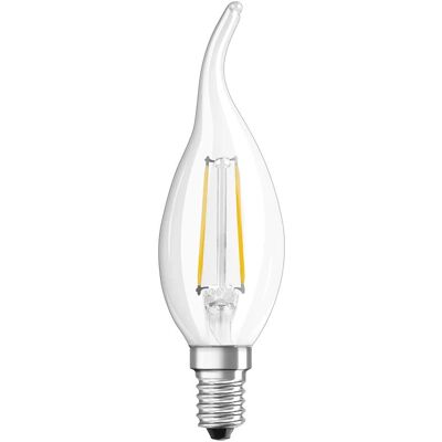 OSRAM Warm Wit LED-lamp - E14 - 2700K - 4W - Dimbaar - 470lm - Transparant OSRAM Warm Wit LED-lamp - E14 - 2700K - 4W - Dimbaar - 470lm - Transparant