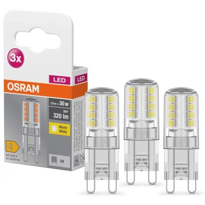 OSRAM G9 2,6W Warmweiß LED-Lampe - Dekorativ, Langlebig OSRAM G9 2,6W Warmweiß LED-Lampe - Dekorativ, Langlebig