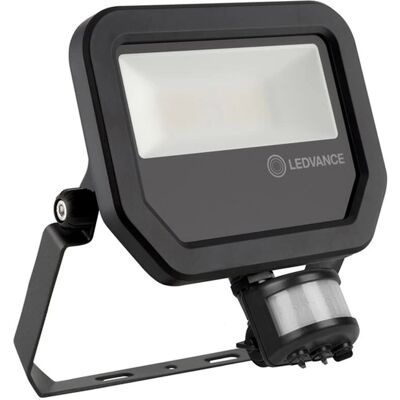 LEDVANCE Fluisterlamp Sensor gen 3 - Floodlight - Zwart - 20W - 2200lm - IP65 LEDVANCE Fluisterlamp Sensor gen 3 - Floodlight - Zwart - 20W - 2200lm - IP65