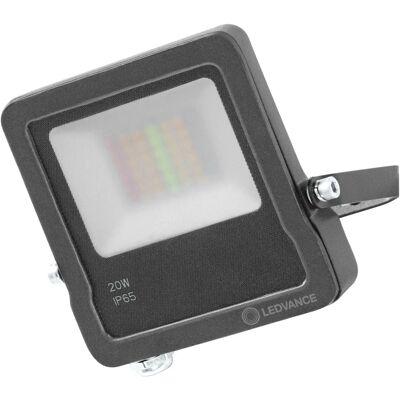 LEDVANCE 474628 Gris 20 W LED - Proyector exterior inteligente WiFi RGB LEDVANCE 474628 Gris 20 W LED - Proyector exterior inteligente WiFi RGB
