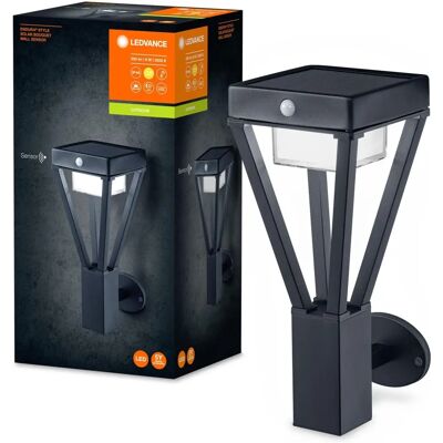 LEDVANCE Lampada Solare da Parete - 3 Modalità - Bianco Caldo 3000K - LED LEDVANCE Lampada Solare da Parete - 3 Modalità - Bianco Caldo 3000K - LED