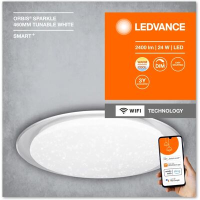 LEDVANCE SMART+ Orbis Sparkle Wi-Fi Deckenleuchte LEDVANCE SMART+ Orbis Sparkle Wi-Fi Deckenleuchte