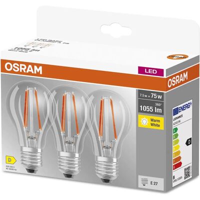 Lâmpada LED Osram Classic A - 75W, 1055lm, branco quente Lâmpada LED Osram Classic A - 75W, 1055lm, branco quente
