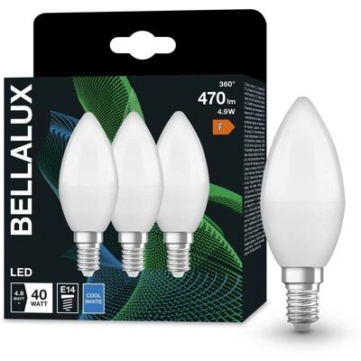 Bellalux Bougie LED E14 470lm Blanc - Ampoule LED Bellalux Bougie LED E14 470lm Blanc - Ampoule LED