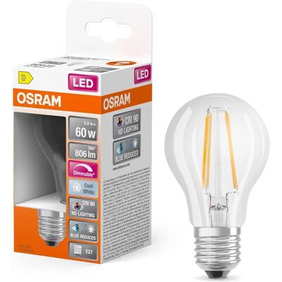 Ampoule LED Osram Superstar Dimmable - CRI90, E27, 4000K, 806 Lumens - Publicité Ampoule LED Osram Superstar Dimmable - CRI90, E27, 4000K, 806 Lumens - Publicité