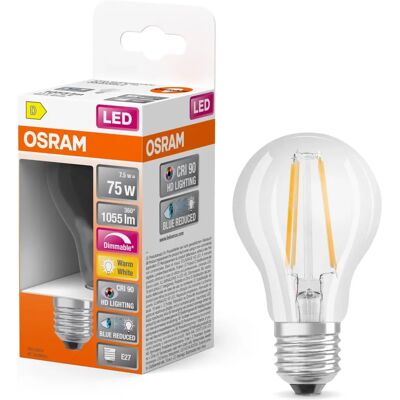 Ampoule LED Osram Superstar Dimmable - CRI90, 2700K, E27 - Publicité Ampoule LED Osram Superstar Dimmable - CRI90, 2700K, E27 - Publicité