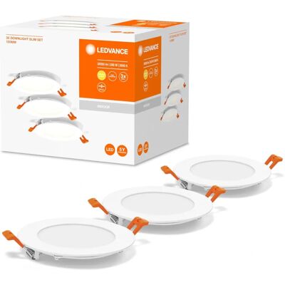 LEDVANCE Spot encastré blanc - Downlight mince avec driver intégré - Publicité LEDVANCE Spot encastré blanc - Downlight mince avec driver intégré - Publicité