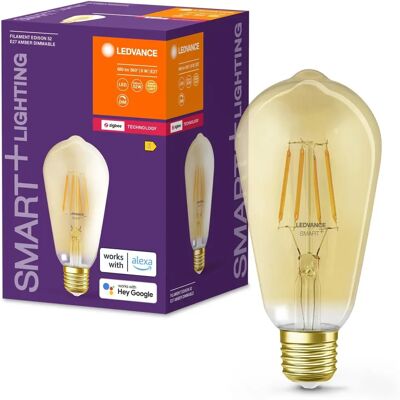 Ledvance LED Żarówka - Edison Biała 2400K ZigBee, Dimmable, E27 Ledvance LED Żarówka - Edison Biała 2400K ZigBee, Dimmable, E27