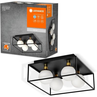 LEDVANCE LED Badezimmer-Deckenleuchte - G9, IP44, Schwarz LEDVANCE LED Badezimmer-Deckenleuchte - G9, IP44, Schwarz