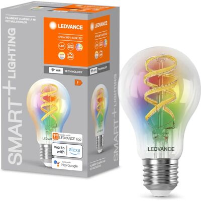 Ampoule LED - Blanc - Dimmable - Contrôle WiFi intelligent - Publicité Ampoule LED - Blanc - Dimmable - Contrôle WiFi intelligent - Publicité