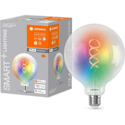 LEDVANCE Smart+ WiFi LED-Lampe - Weißglas, dimmbar, E27 LEDVANCE Smart+ WiFi LED-Lampe - Weißglas, dimmbar, E27