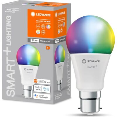 LEDVANCE Smart WiFi B22d RGBW Licht - Innen/Außen - 9W LEDVANCE Smart WiFi B22d RGBW Licht - Innen/Außen - 9W