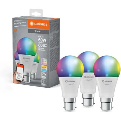 LEDVANCE Smarte WiFi RGBW Lampe - Dimmbar, B22d LEDVANCE Smarte WiFi RGBW Lampe - Dimmbar, B22d