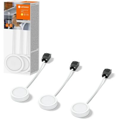 LEDVANCE Wit 60mm LED Puck Onderkast Spot - Warm wit LEDVANCE Wit 60mm LED Puck Onderkast Spot - Warm wit