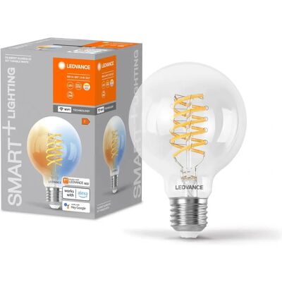 Bombilla LED inteligente - Regulable, 2700-6500K, 8W, E27, 806lm - Interior/Exterior Bombilla LED inteligente - Regulable, 2700-6500K, 8W, E27, 806lm - Interior/Exterior