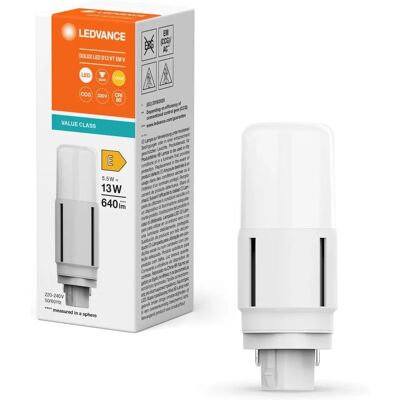 GREENICE G24d LED-pære - 5,5W, 640lm, 3000K, IP20, 300° - LED Pære GREENICE G24d LED-pære - 5,5W, 640lm, 3000K, IP20, 300° - LED Pære
