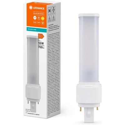GREENICE G24d-2 LED-pære - 120° 700lm 7W - Hvid GREENICE G24d-2 LED-pære - 120° 700lm 7W - Hvid