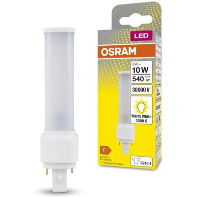 Ampoule LED Osram D10 - Blanc - G24d - 5W Ampoule LED Osram D10 - Blanc - G24d - 5W