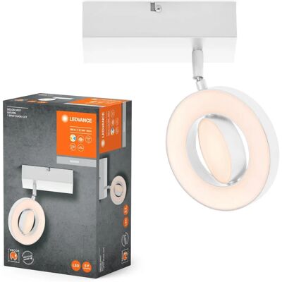 Ledvance Saturn Biały 1 Punktowa - Lampa ścienna + sufitowa Ledvance Saturn Biały 1 Punktowa - Lampa ścienna + sufitowa