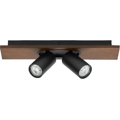 Ledvance Spot Décor Noir - Applique et plafonnier - 2x3.4W, GU10, Dimmable - Publicité Ledvance Spot Décor Noir - Applique et plafonnier - 2x3.4W, GU10, Dimmable - Publicité