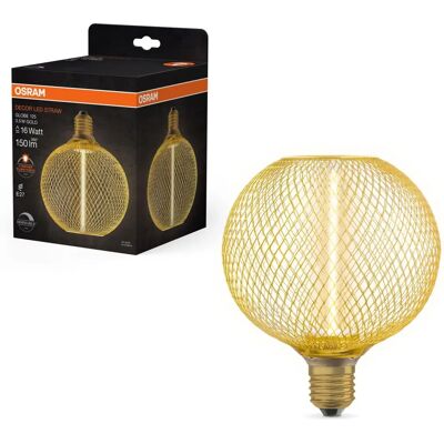 Lampadina LED E27 Filamento Straw Globo Dorato - Lampada LED - Interni Lampadina LED E27 Filamento Straw Globo Dorato - Lampada LED - Interni