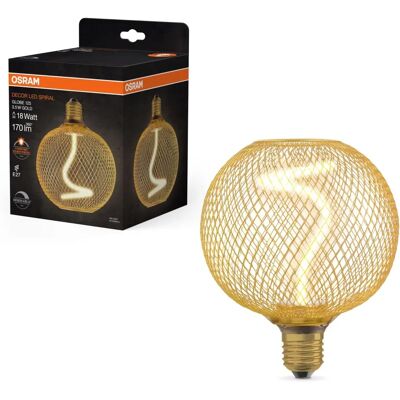 LEDVANCE LED E27 Globo a filamento - Interno, 170lm, Dimmabile LEDVANCE LED E27 Globo a filamento - Interno, 170lm, Dimmabile