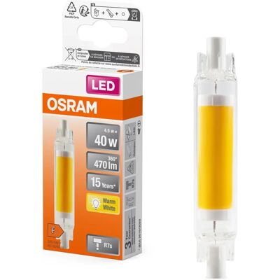 OSRAM 4058075840447 LED R7s 4,5W Blanc chaud - Lampe LED - Publicité OSRAM 4058075840447 LED R7s 4,5W Blanc chaud - Lampe LED - Publicité