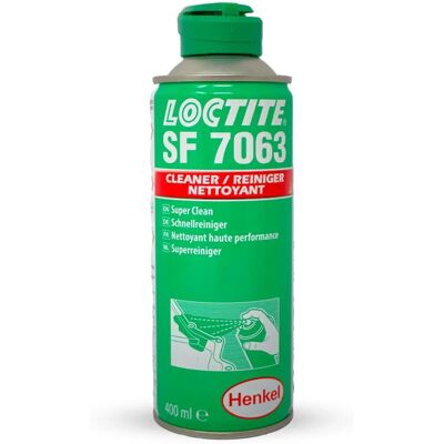 Limpiador de piezas Loctite SF 7063 - Uso general - 400ml Limpiador de piezas Loctite SF 7063 - Uso general - 400ml