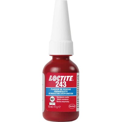 Colla per filetti Loctite 243 - Resistenza media Colla per filetti Loctite 243 - Resistenza media