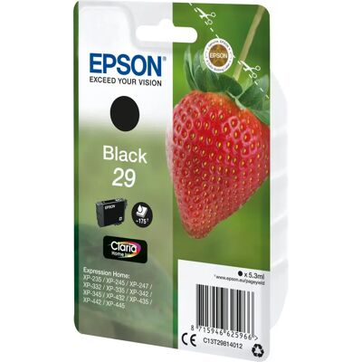 Epson - C13T29814012 - Svart - Ink Cartridge Epson - C13T29814012 - Svart - Ink Cartridge