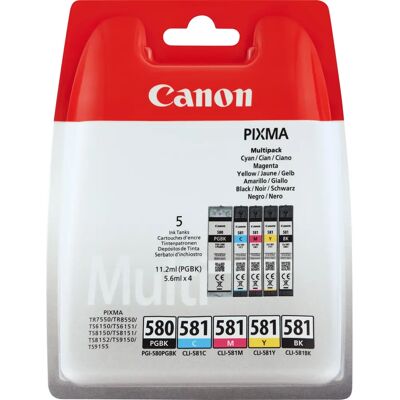 Canon - PGI-580/CLI-581 - 5-Cores - Cartucho de tinta Canon - PGI-580/CLI-581 - 5-Cores - Cartucho de tinta