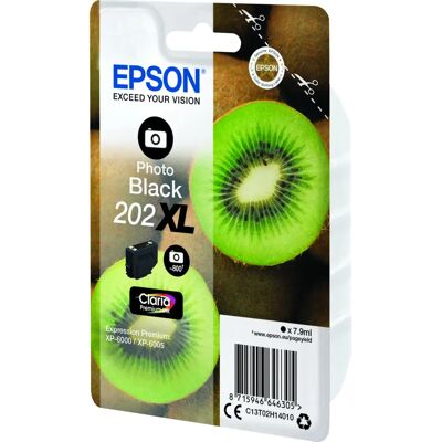 Epson - 202XL - Φωτογραφικό Μαύρο - 8 ml - Κάρτα μελάνης Epson - 202XL - Φωτογραφικό Μαύρο - 8 ml - Κάρτα μελάνης