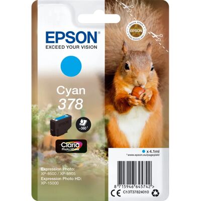Epson - C13T37824010 - Cyan - Ink Cartridge Epson - C13T37824010 - Cyan - Ink Cartridge