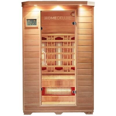 Home Deluxe Cabina infrarossi REDSUN M - 120x105x190cm per 2 persone Home Deluxe Cabina infrarossi REDSUN M - 120x105x190cm per 2 persone