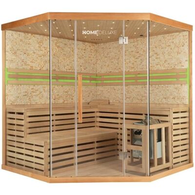 Home Deluxe Skyline Big XL Sauna - 200x200 cm - Für 6 Personen Home Deluxe Skyline Big XL Sauna - 200x200 cm - Für 6 Personen