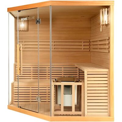 Home Deluxe Sauna Skyline Big XL - 200x200 cm - 6 persone Home Deluxe Sauna Skyline Big XL - 200x200 cm - 6 persone