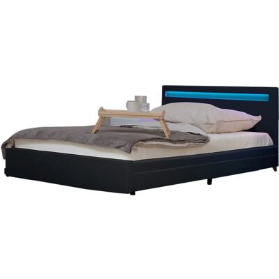 Home Deluxe NUBE Cama LED - 140x200cm - Gris oscuro Home Deluxe NUBE Cama LED - 140x200cm - Gris oscuro