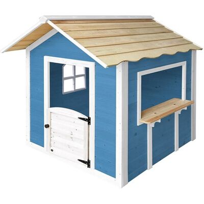 Casetta Blu Home Deluxe - Certificata FSC - Costruzione resistente e facile Casetta Blu Home Deluxe - Certificata FSC - Costruzione resistente e facile