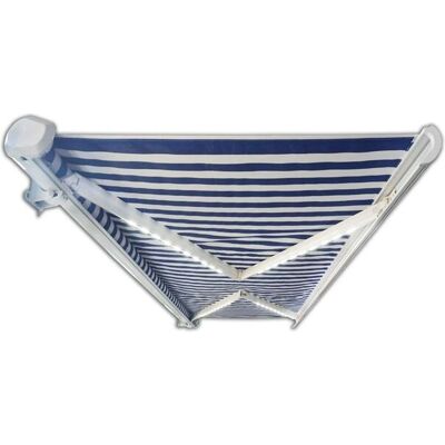 Home Deluxe - Elos - Bleu marine - 350 x 250 cm - awning - Publicité Home Deluxe - Elos - Bleu marine - 350 x 250 cm - awning - Publicité