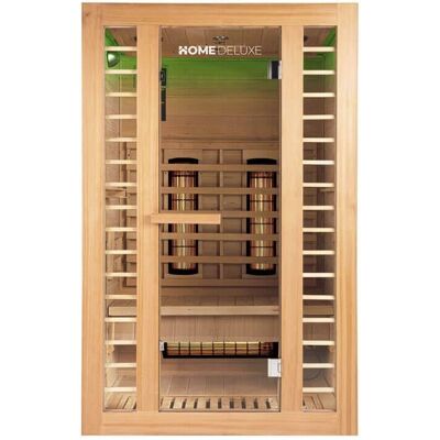 REDSUN M Deluxe Infrarotkabine - 2 Personen, Hemlock-Holz REDSUN M Deluxe Infrarotkabine - 2 Personen, Hemlock-Holz