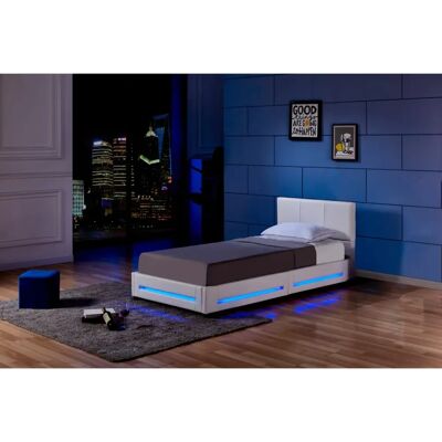 Home Deluxe - Asteroid LED Bed - Blanc - Bed - Publicité Home Deluxe - Asteroid LED Bed - Blanc - Bed - Publicité